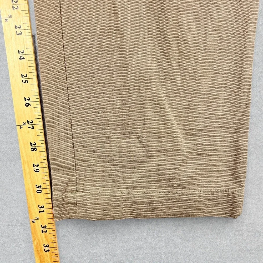 Banana Republic Aiden Fit Chino Pants Mens 38x32 Beige Slim Textured Cotton NEW